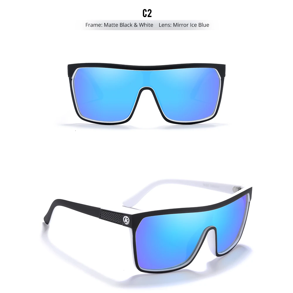 Kdeam High-End-Angels onnen brille für Männer und Frauen einteilige polarisierte Sonnenbrille mit langlebigen 5-Barrel-Scharnieren – Detail 9