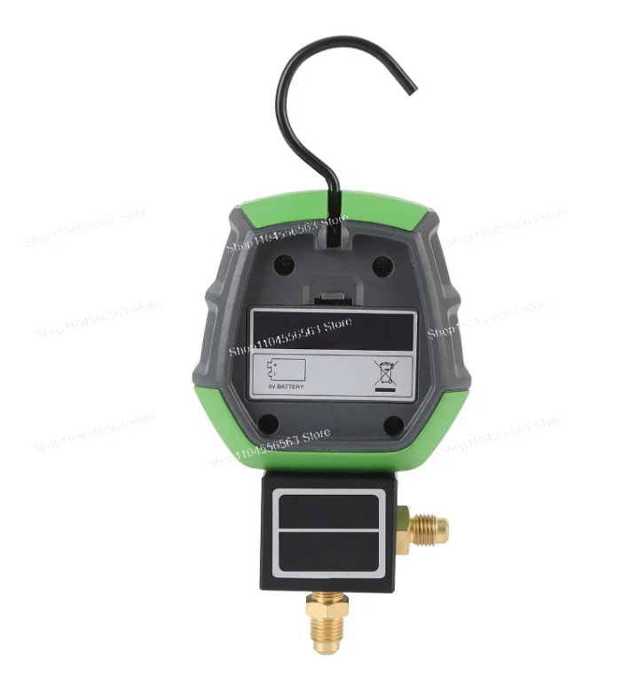 Electronic Fluoride Gauge Digital Display Manifold Tester Refrigerant Vacuum Pressure Gauge Air Conditioning Leak Detection DSZH