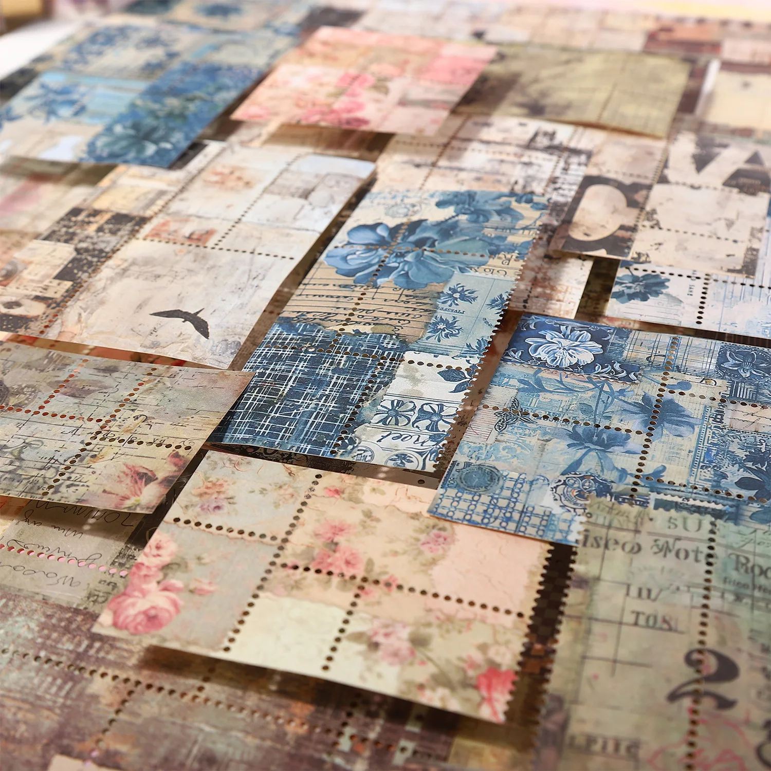 

10pcs/lot Memo Pads Material Paper The Forgotten Reply Junk Journal Scrapbooking paper Background Decoration stationery