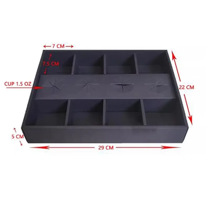 Food Display Box Takeaway Brunch Packaging Grazing Box with Divider Snack Candy White Paper Remove Container Food Box
