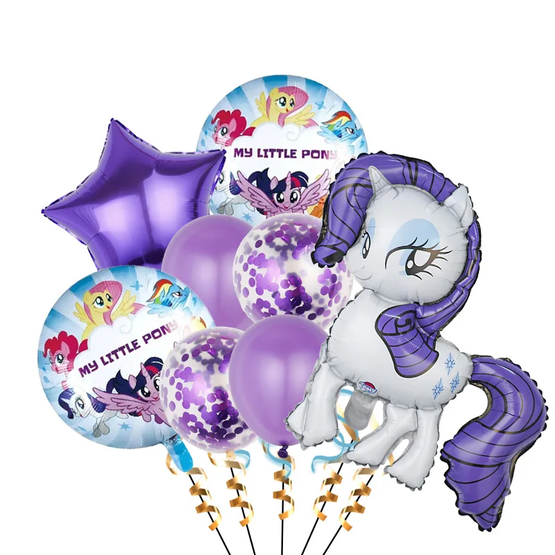My Little Unicorn Ponyy Foil Balloon Girl Gift Birthday Party Decoration Supplies Colt Wed Mobile Home Decor Garden Baby Shower