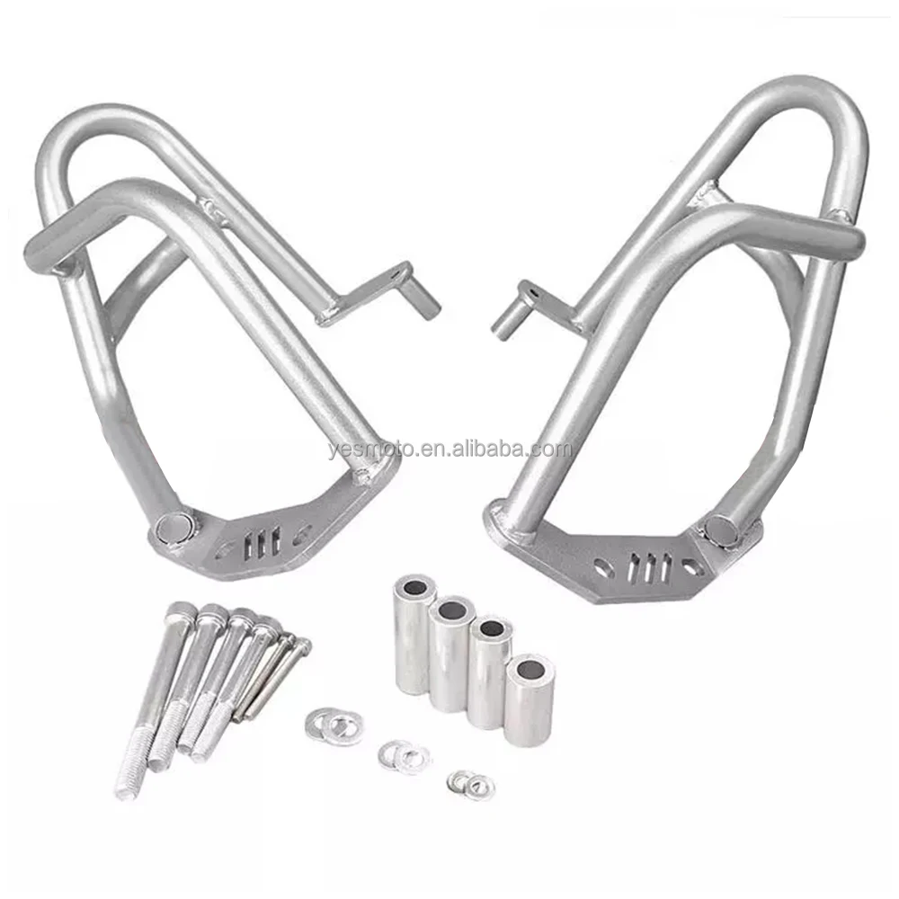 Customizable Colors -Silver Highway Engine Guard Crash Bar Protection for BMW R1200R 2007 2008 2009 2010 2011 2012 2013 2014