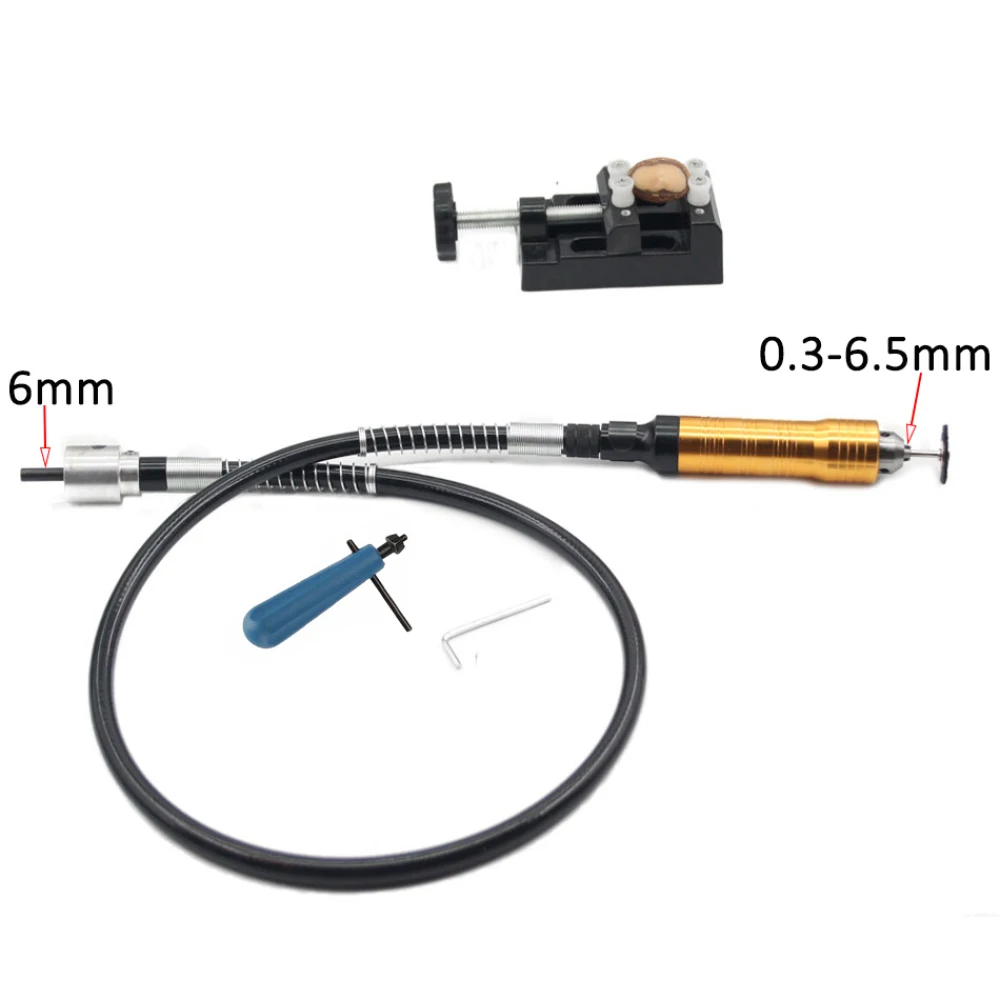 Electric Drill Chuck Flexible Shaft Dremel Rotary Tools Extension Flexible Tube Mini Grinder Accessory for Hand Drill