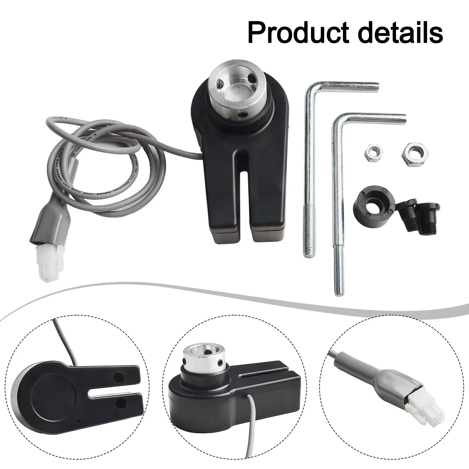 

For Brushless Motors External Needle Positioner Black Enhances Sewing Accuracy Positioning Sensor Functionality