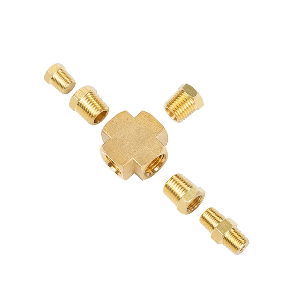 1Set Distributore adattatore per auto per distributore di pressione dell'olio Mittente Sensore di temperatura dell'olio 1/8 pollici-27 NPT 1/4 pollici-18 NPT