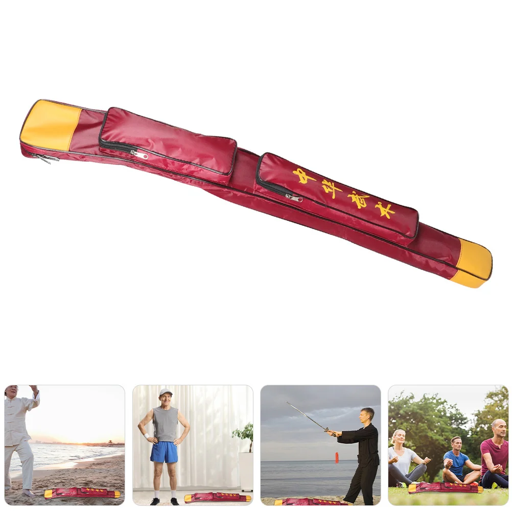 

Double Layer Thickened Canvas Sword Bag for Kung Fu Tai Chi Martial Arts Storage Carry Case with Shoulder Strap Protective
