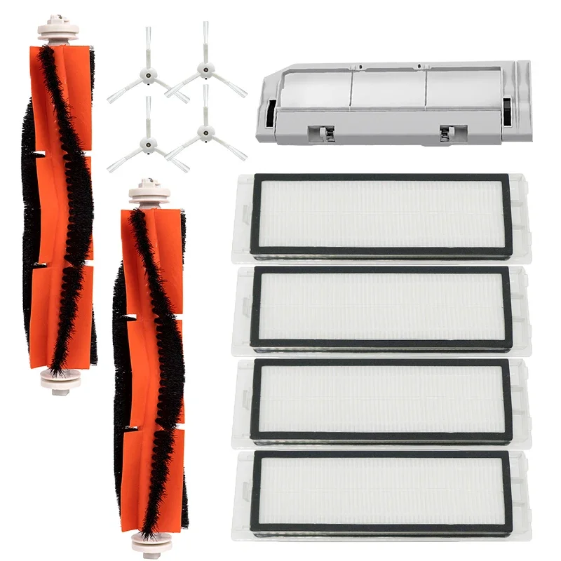 

Main & Side Brush Replacement for Xiaomi Mi Robot 1/1S SDJQR01RR SDJQR02RR & Roborock E3 S4 S4 Max S5