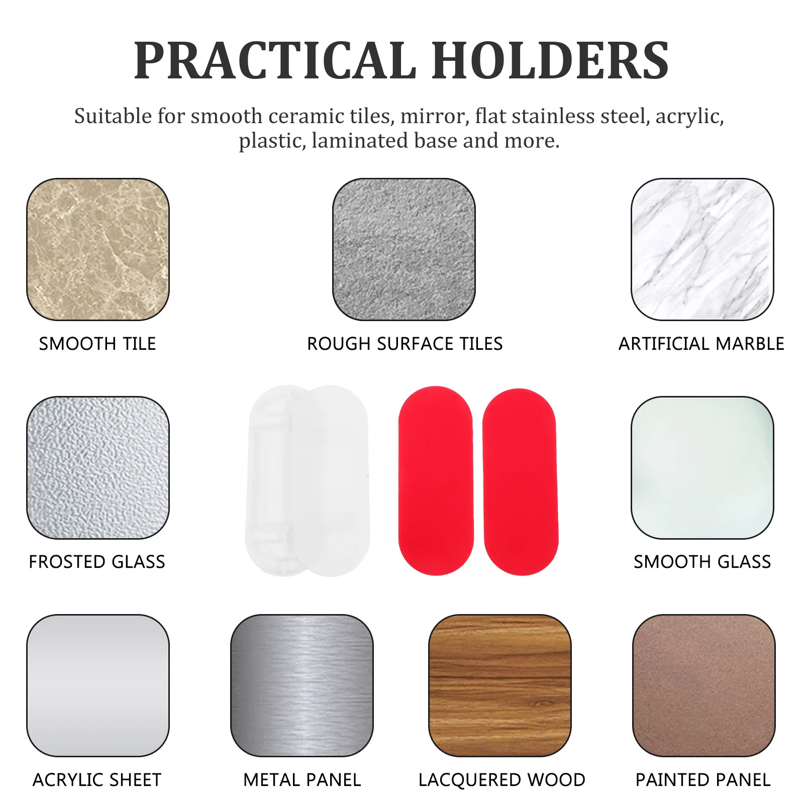 5 قطعة منظم مقبس ذاتي اللصق على الحائط بدون نظام إدارة كابلات الحفر لمنظم مقبس لاصق للمكتب المنزلي #4