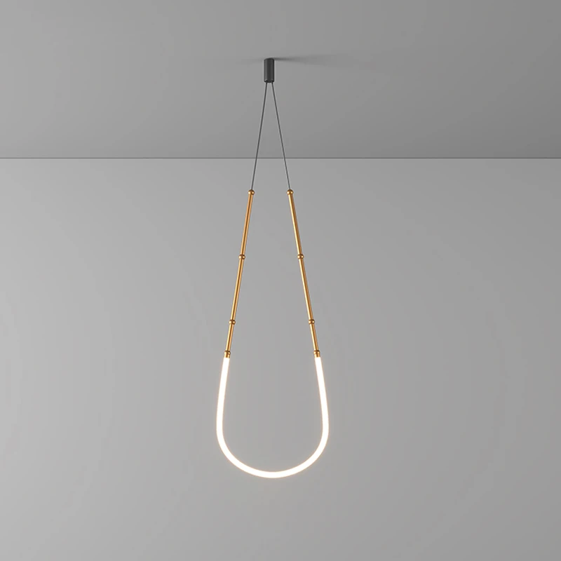 Imagem -05 - Led Faça Você Mesmo Minimalismo Ouro Preto Designer Lustre Lamparas de Techo Luzes de Teto. Lâmpada do Teto para Sala Estar Aço Inoxidável