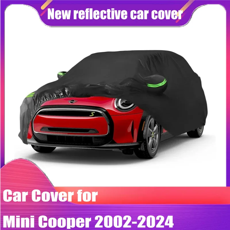 

Car Cover for Mini Cooper 2002-2024 Windproof All Weather Waterproof Sun Rain UV Dust Snow Protection Outdoor Cover
