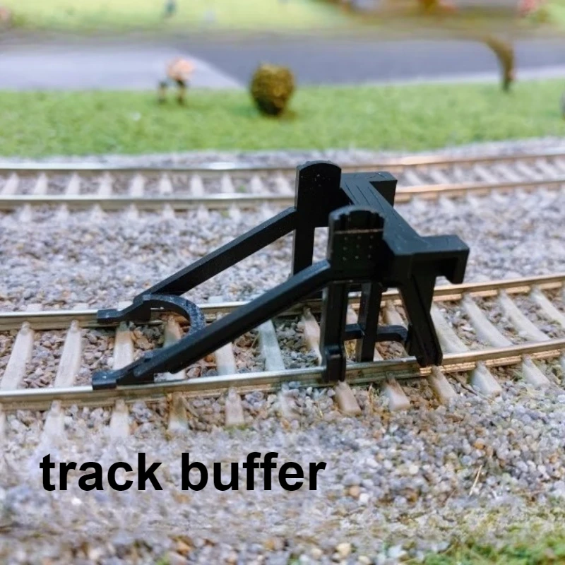 

HO 1/87 Train Track Model Accessories Diorama Accessories Rail Barriers Railway Buffers Train Accessories Boy Toy Gift