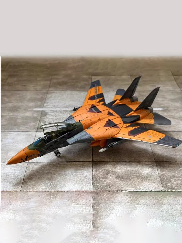 دييكاست بمقياس 1:72 F14D Tomcat نموذج محاكاة الطائرات النهائية المقاتلة مجموعة من الهدايا التذكارية للديكور الثابت