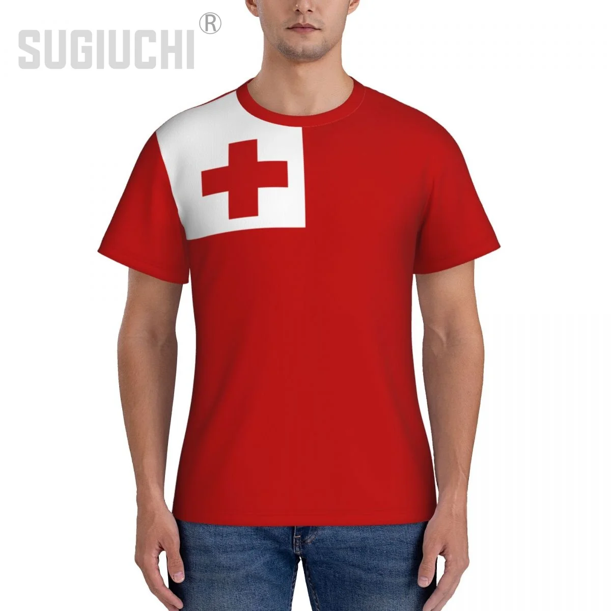 Tight Sports T-shirt Tonga Flag Tongans 3D For Men Women Tees jersey Clothes Soccer Football Fans Gift Patriotic T shirt