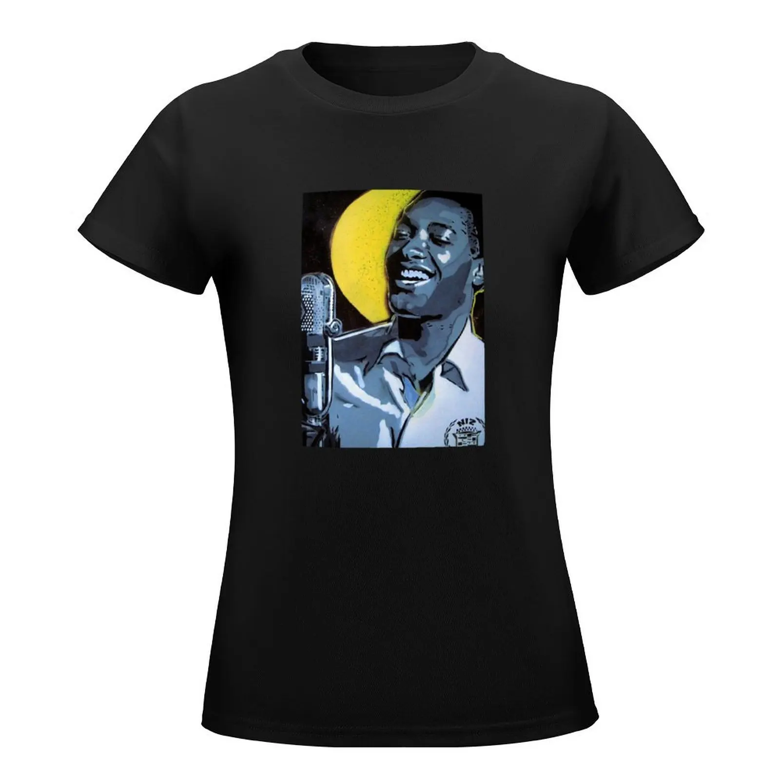 Sam Cooke T-Shirt summer top korean fashion oversized shirts graphic tees T-shirts for Women