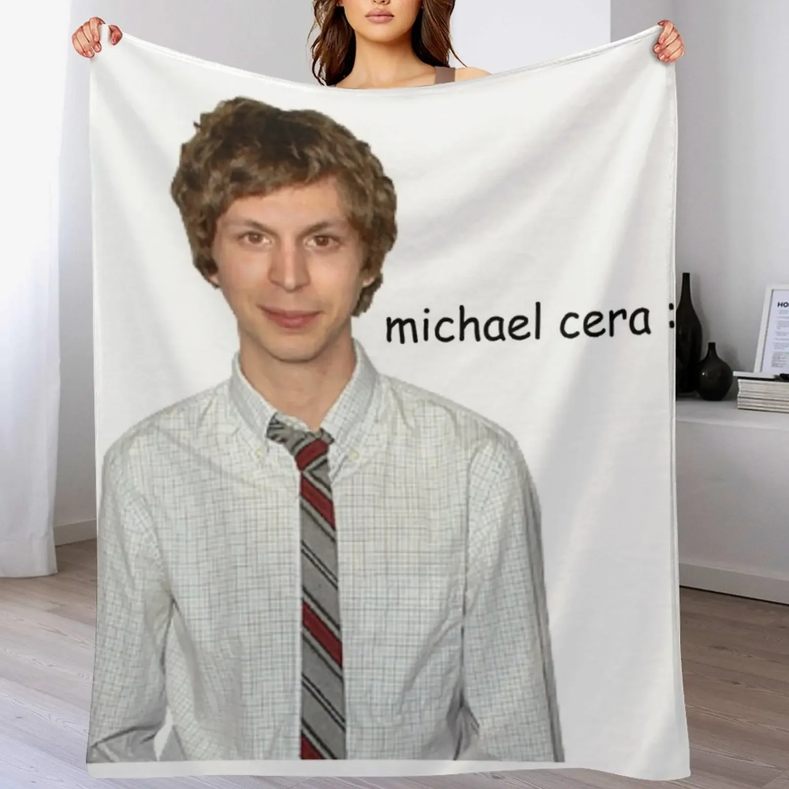 

michael cera :) Throw Blanket Fluffy Cozy Throw Blanket for Home Decor