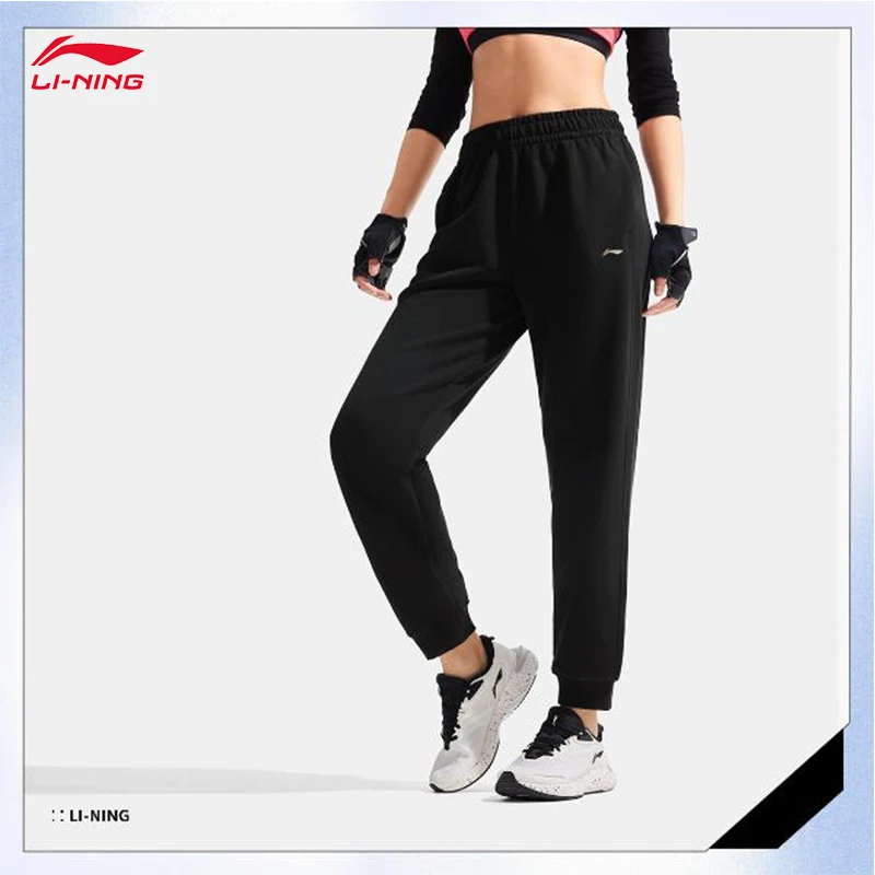 li-ning-fitness-series-pantalon-ample-pour-femme-pantalon-d'entrainement-confortable-aklv032