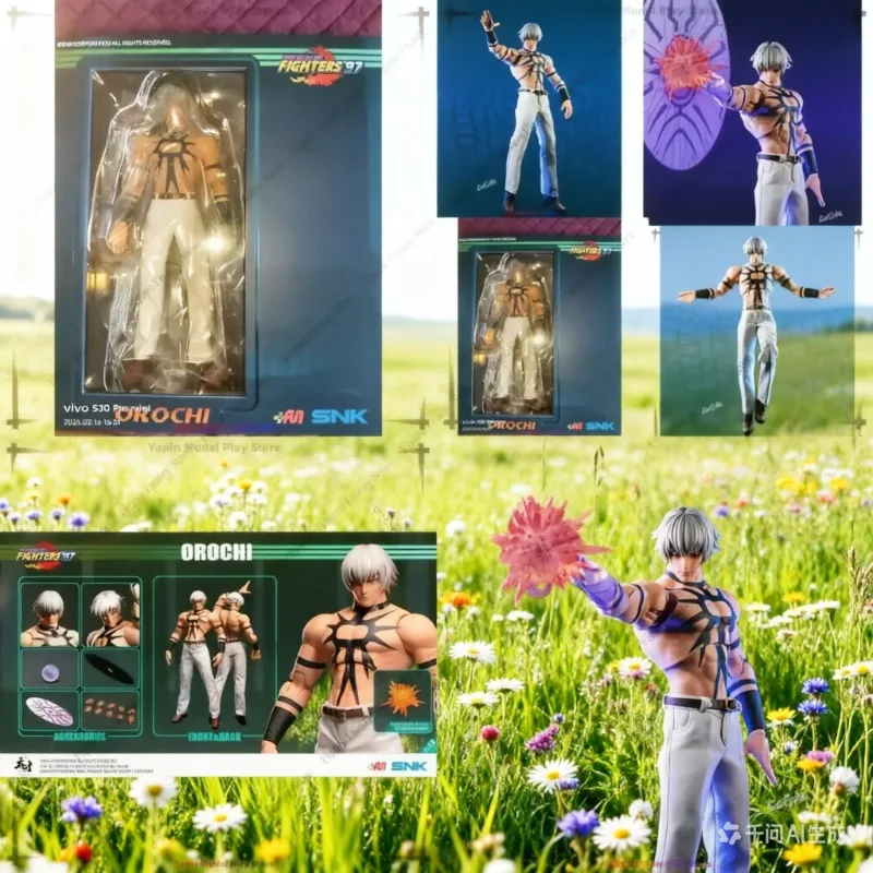 

Специальное предложение: Оригинальная лицензионная фигурка The King of Fighters 97 Orochi Sun God в масштабе 1/12, масштабная модель 1:12