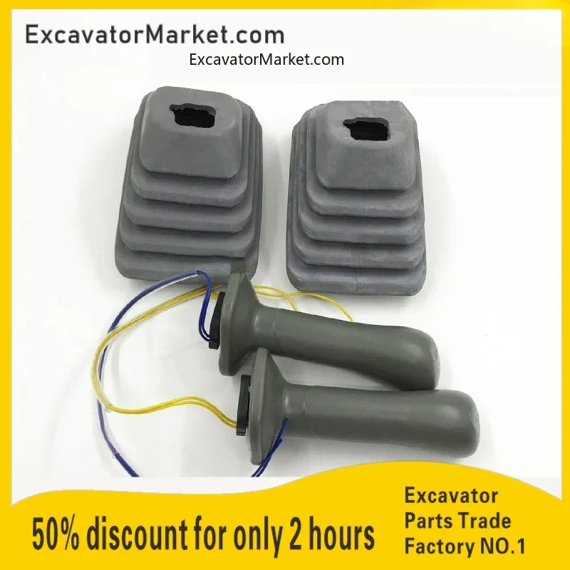 

For HITACHI ZX ZX200 210 240 330 360-3 Electricity injection excavator joystick rubber sleeve dust cover excavator accessories