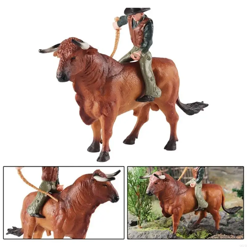 Cowboy Animal Model Toy for Classroom Learning and Display