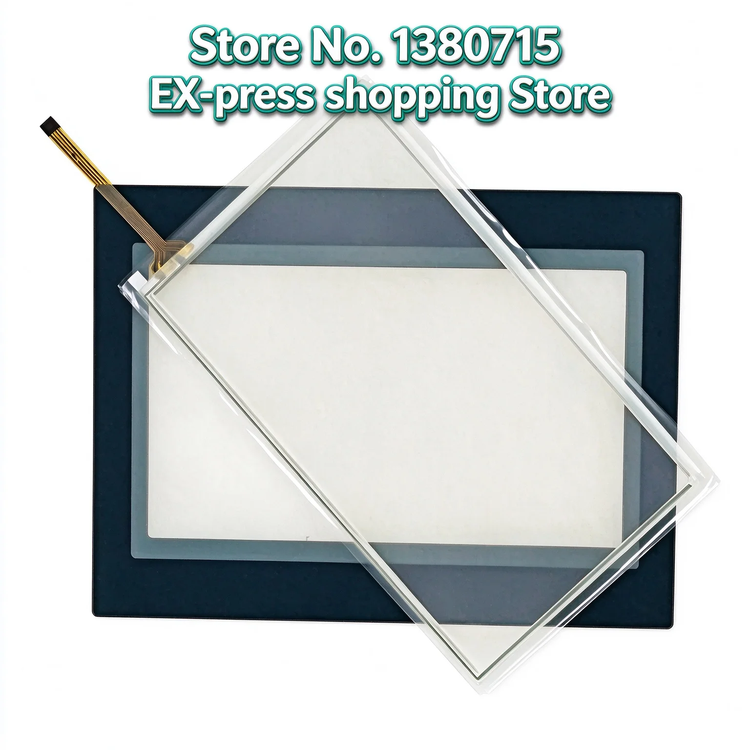 Touch Screen Glass Digitizer With Protective Film Overlay NB7W-KBA04 NB7W-TW00B NB7W-TW01B NB7W-TW11B NB7W-TW10B