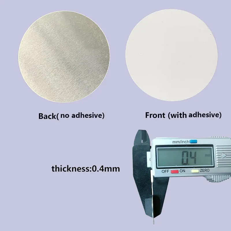 60 cm Edelstahlkette + 25 mm HD-Sublimations-Anhänger-Lünette, Halskettenbasis für DIY Thermotransfer-Schmuckzubehör – Detail 5