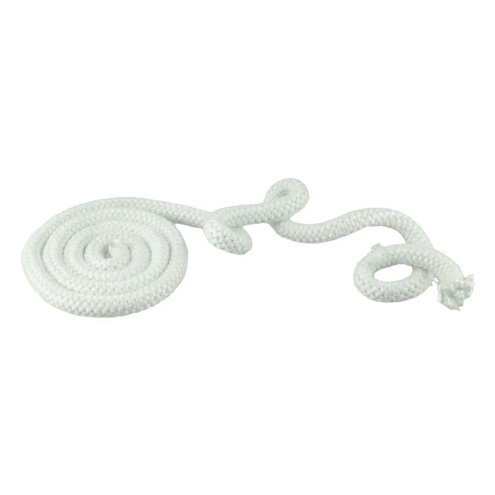 

6mm*2.5m Fireplace SealingRope White Gasket Cord StoveDoor Fireplace Cord Woodburner Rope High Temperature Fire-resistant Tools