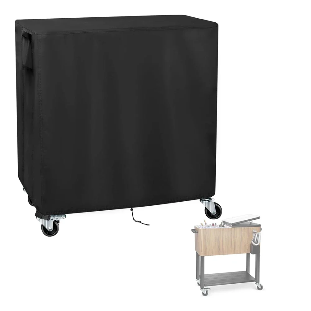 

210D Оксфордский всепогодный водонепроницаемый чехол-холодильник с регулируемым нижним шнурком для вечеринок и чехла для хранения на открытом воздухе