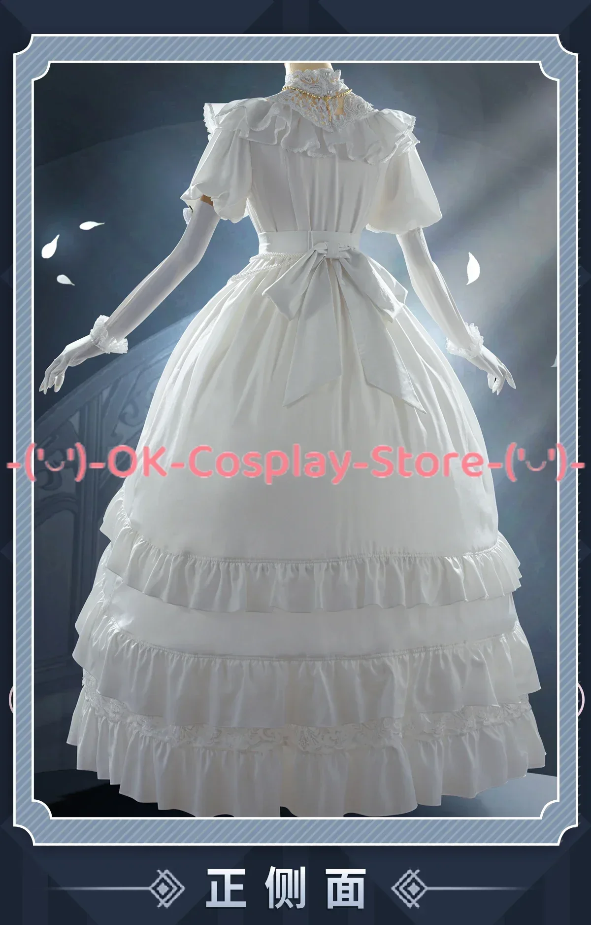 [Custom Made] Game Identity V Bloody Queen Mary Cosplay Costume Women White Ball Dress Party Suit Halloween Uniform Anime Clothe