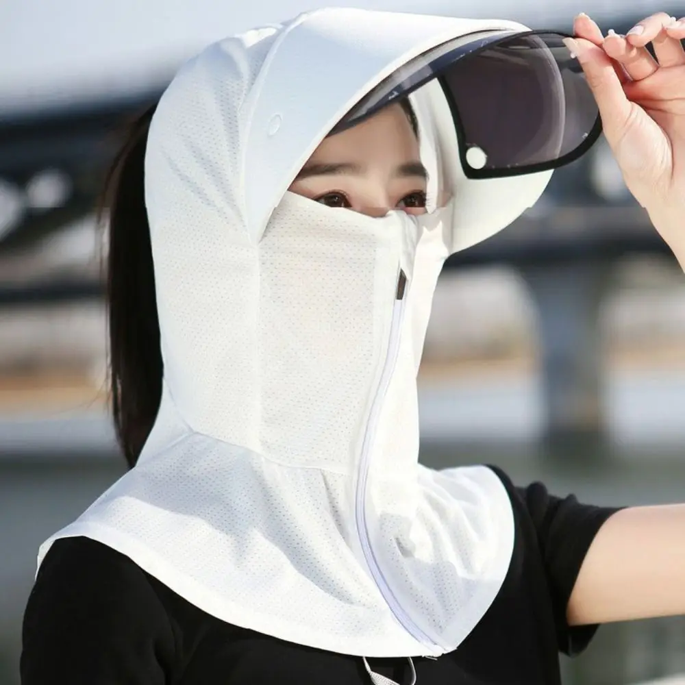 

Breathable Ice Silk Female Sunshade Hat Neck Guard Dustproof Women Sun Hat Windproof Bucket Hat Summer UV Protection Cap Outdoor