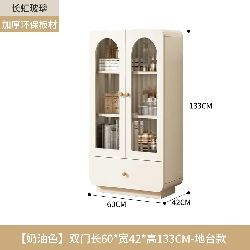 

Cream windshield, dining side wine cabinet, bookcase display, storage against the wall, household living room, vertical cabinet