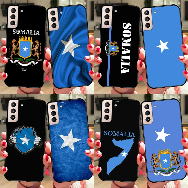 Somali Somalia National Flag Case For Samsung Galaxy S23 Ultra Note 20 10 S9 S10 Plus S20 S21 FE S22 Ultra Phone Cover