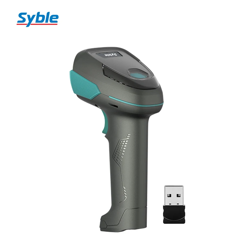 Syble XB-D30RB 2D High Speed Wireless Handheld Barcode Scanner QR Code Scanner for Pos Systems Price Checker