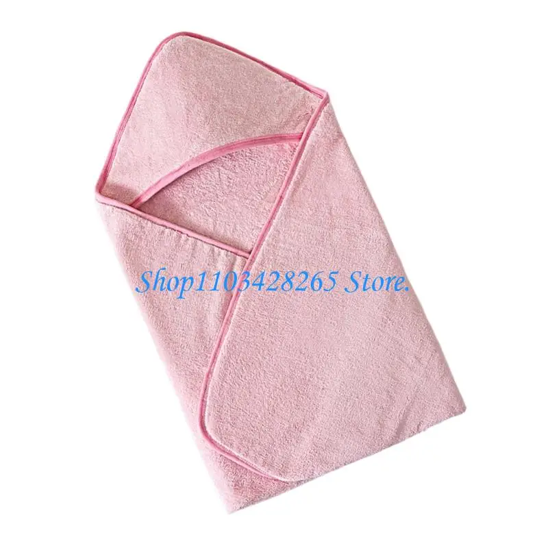 منشفة استحمام للأطفال بغطاء للرأس، منشفة استحمام قوية ماصة وسريعة الجفاف، رداء حمام ناعم G2TE #3