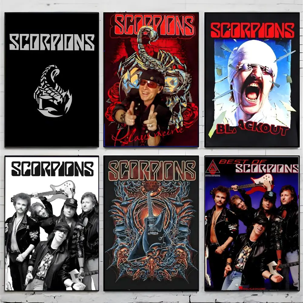 band hardrock Scorpions Poster Superior Home Space  Indoor Decorative Art & Home Decor