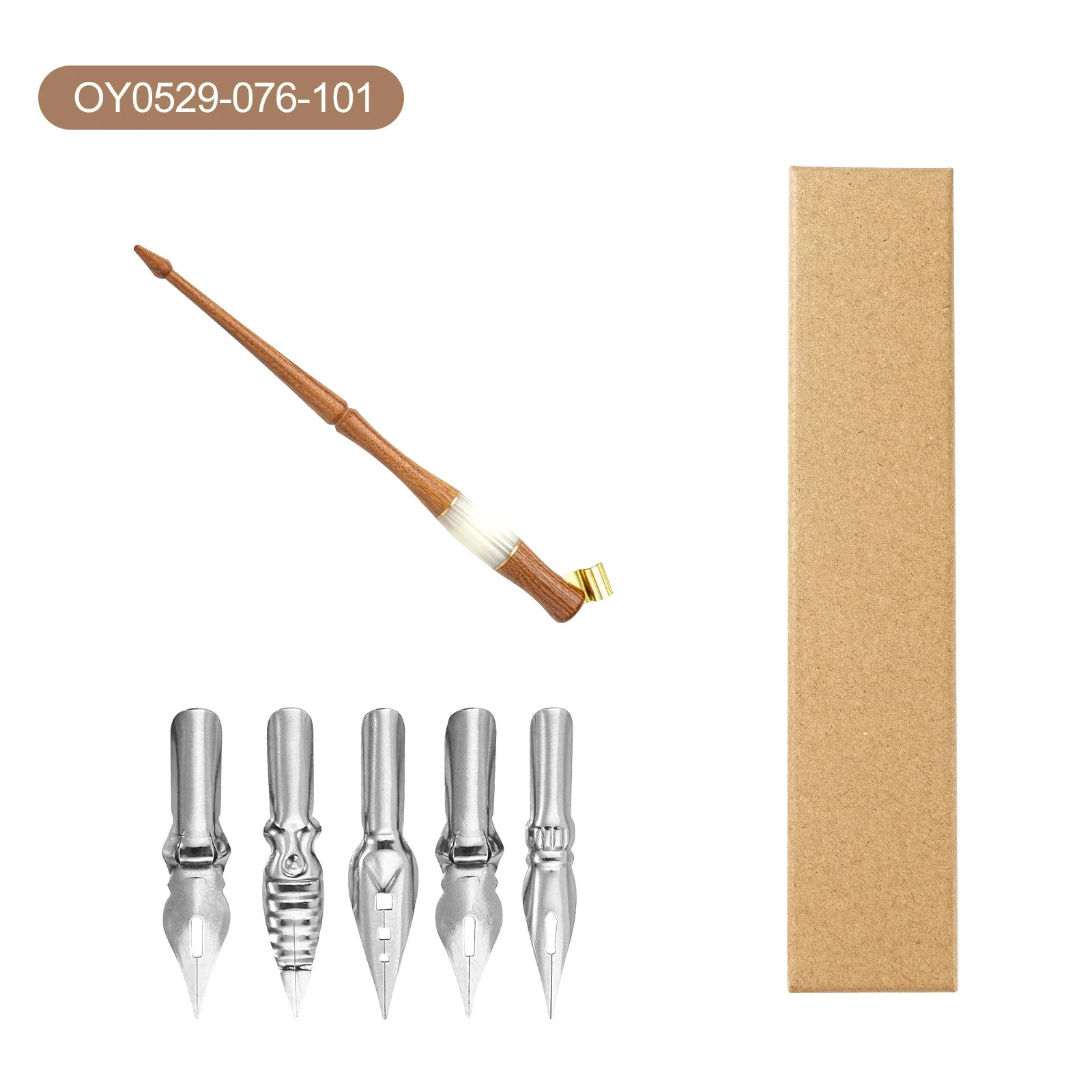 

1 комплект, винтажная ручка для каллиграфии в европейском стиле, твердая древесина, смола, твердая древесина, художественная ручка для надписей, набор для каллиграфии для начинающих