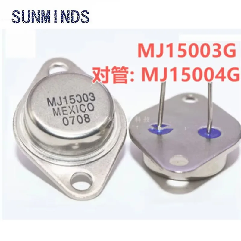 NPN 트라이오드 골드 밀폐 튜브, MJ15003G, MJ15003, 140V20A ~ 3 쌍, MJ15004G, MJ15004, 2 개