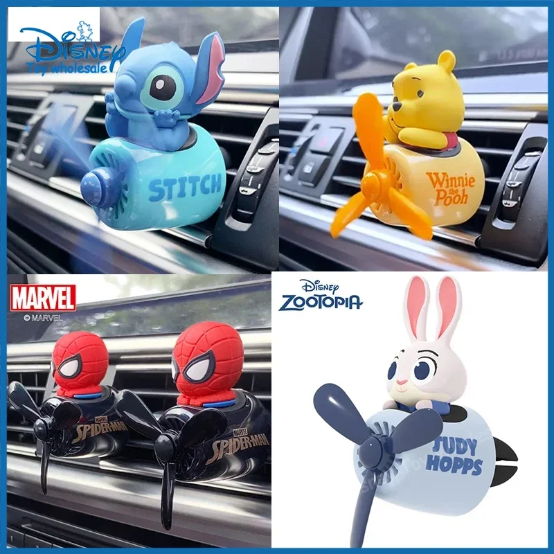 

Marvel Spiderman Disney Stitch Car Air Freshener Perfume Diffuser Outlet Fragrance Cartoon Decor Auto Accessorie Gift Christmas