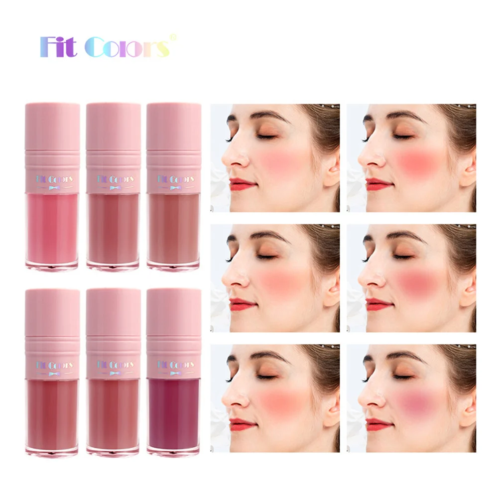 Long-lasting 3 Colors Rouge Natural Liquid Blush Beauty Rouge Water Waterproof Face Makeup Wearing Makeup No Fading Smooth Blush