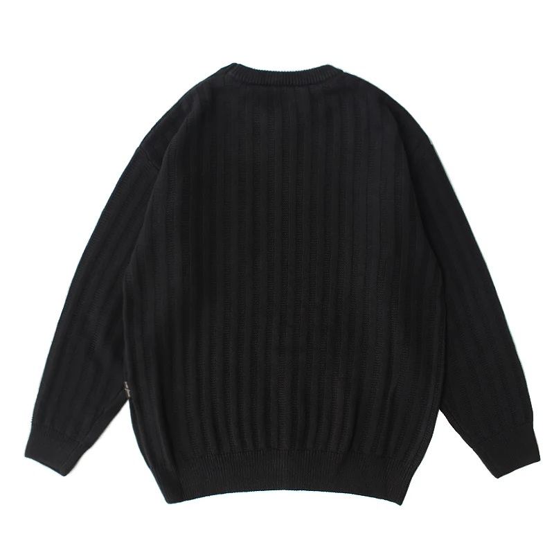 Maglione da uomo in maglia pesante autunno inverno vestibilità ampia pullover con cavo retrò americano morbido caldo girocollo vintage taglie forti 4XL