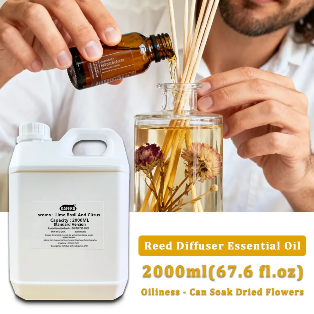 GAFERA 2000ML (67.6 fl.oz) Ritz-Carlton Fragrant Diffuser Oil Refill Essential Oil - For Reed Diffuser & Fireless Aroma Diffuser