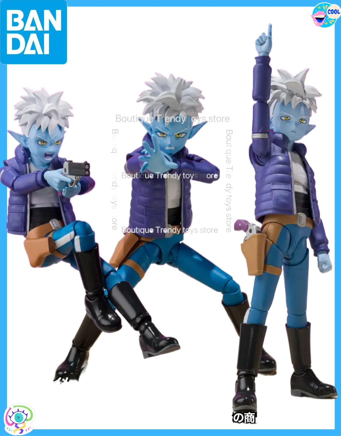 Bandai Genuine SHF Glorio Dragon Ball DAIMA Anime Action Figure Collectible Joint Mobility Model Toys Ornament Gift Children Kid