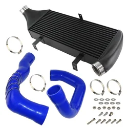High-Performance Tube and Fin Intercooler w/ Hose Kit For Opel Astra H OPC 2.0L Turbo 2005-2010 Black/Blue/Red