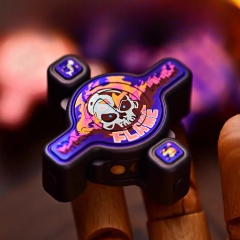 Giocattolo Antistress Magnetico a Forma di Croce, Slider Meccanico in Lega di Titanio, EDC Sensoriale Anti-Ansia