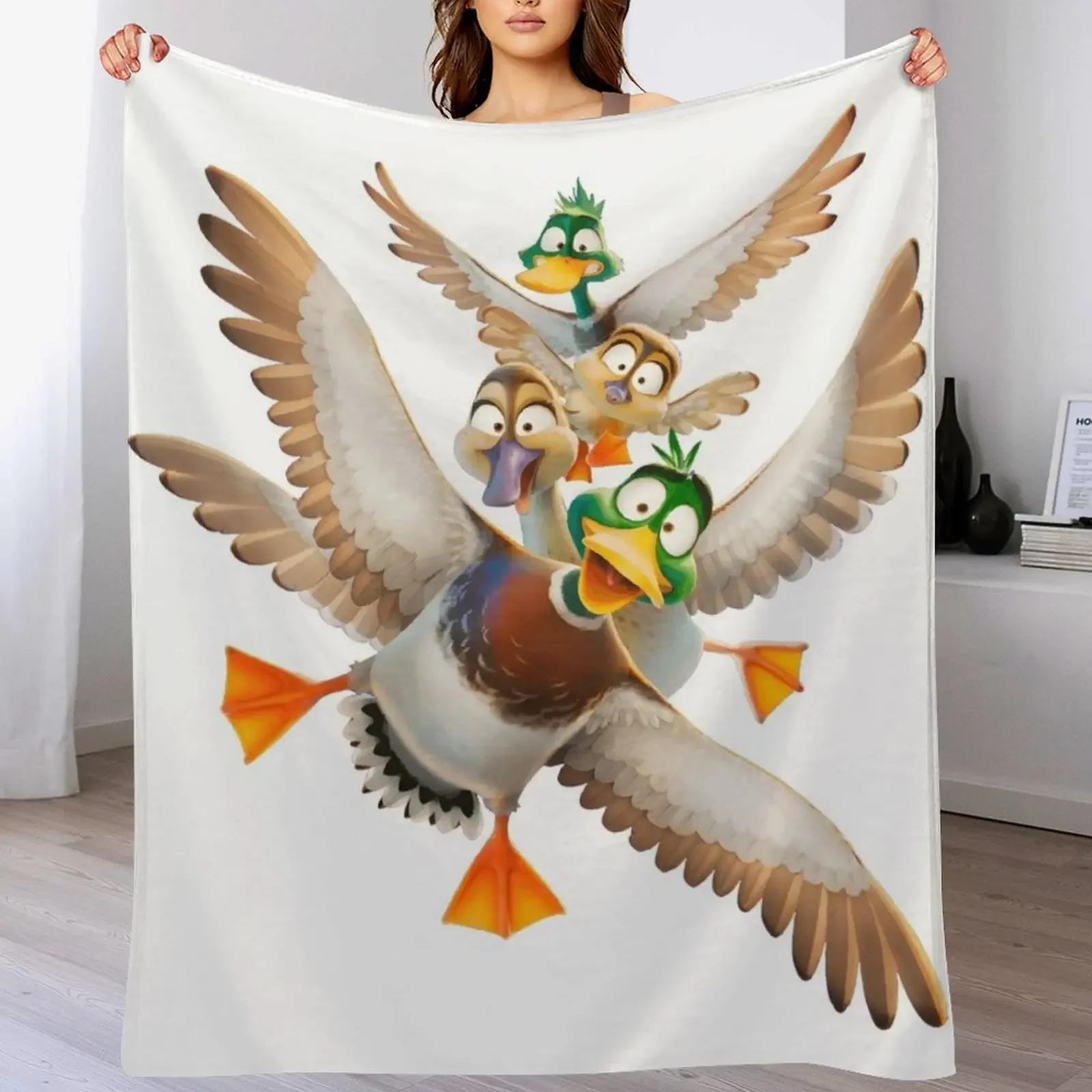 

migration Throw Blanket Travel Vintage Thermal Plaid Blankets