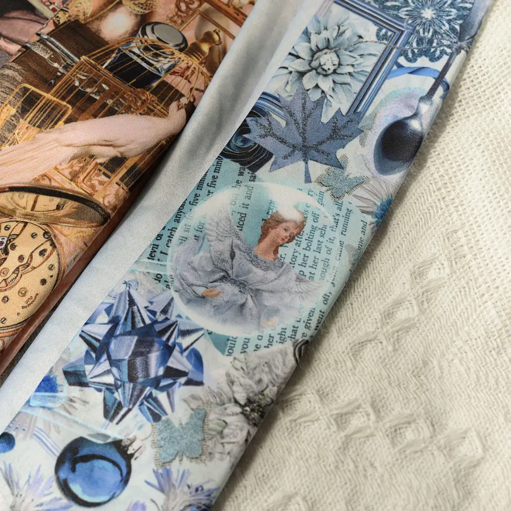 Gravata divertida e elegante para mulheres, padrão de luxo leve de nicho, sensação sofisticada, camisa uniforme amarrada à mão para homens, bonito britânico