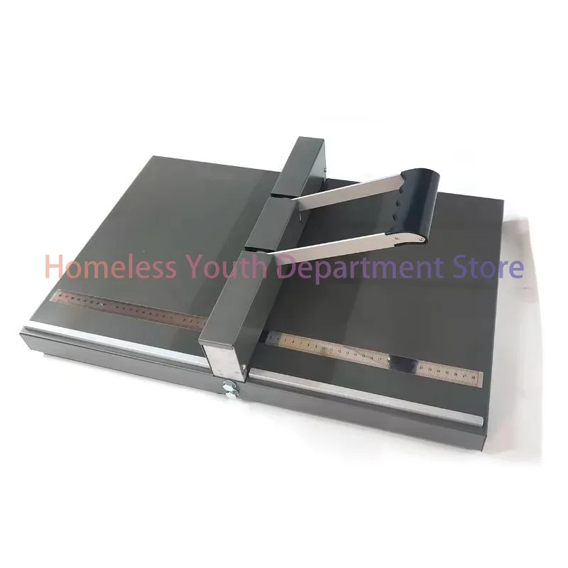 

350mm Manual Paper Creaser Folding Machine Card Photo Paper Cover Creasing Post-Press Equipment Adjustable Creaser