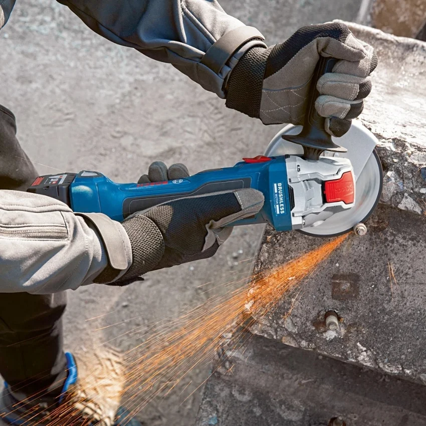 Bosch GWS 180-LI Cordless Brushless Angle Grinder Cutting Polishing Machine Bosch 18V Professional Power Tools (without battery)