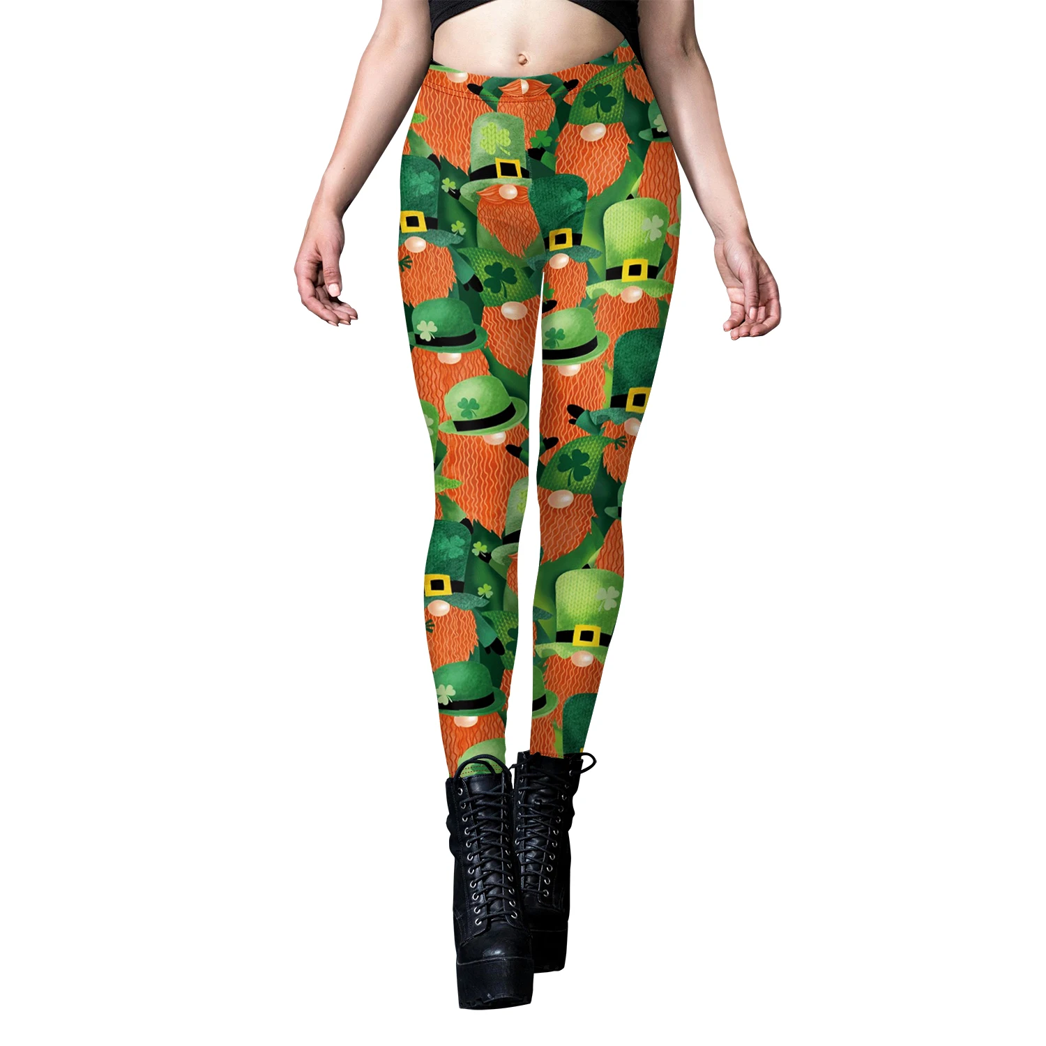 You're My Secret-mallas elásticas para mujer, pantalones con estampado de trébol, sombrero del Día de San Patricio, Sexy, para fiesta y vacaciones