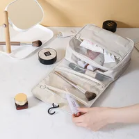 Portable Hook Toilet Bag Multi Functional Travel Waterproof Wear Resistant Multi Layer Storage Large Capacity Makeup Bag 5
