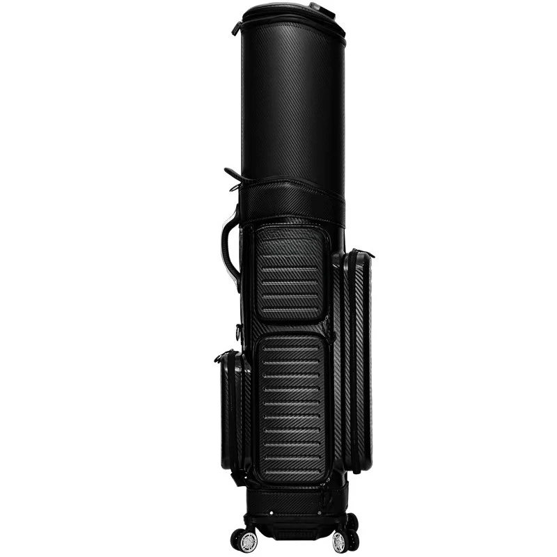 Full Body Hard Shell Golf Bag Men's Women's Telescopic Ball Four-wheel Flat Push Aviation Shipping Customs Lock